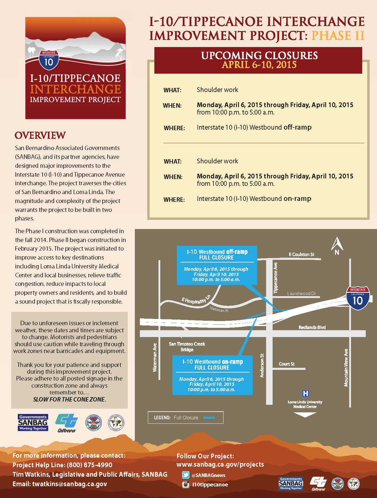 I-10 Closure 04.06.15