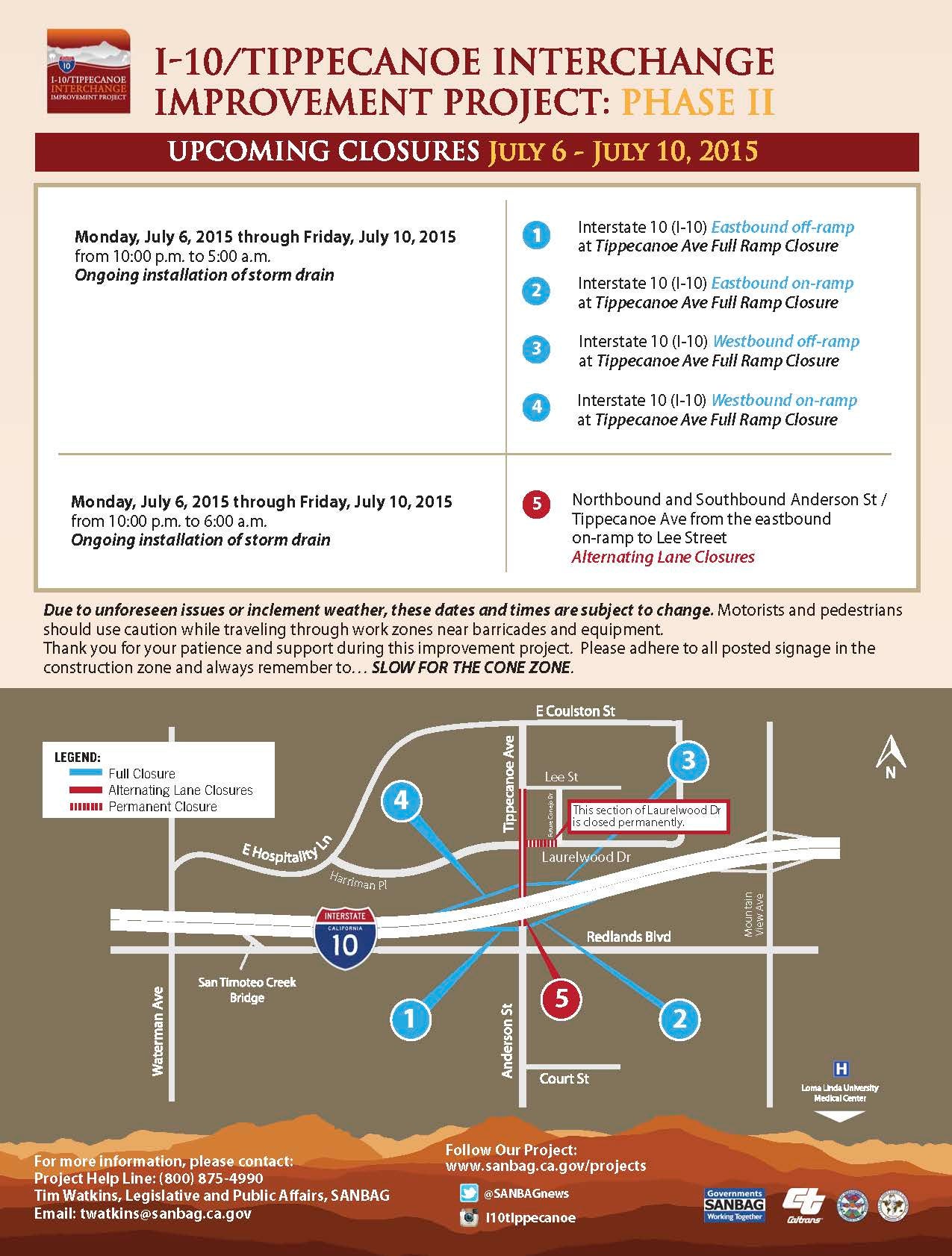 I-10 Tippecanoe Alert 07.06.15