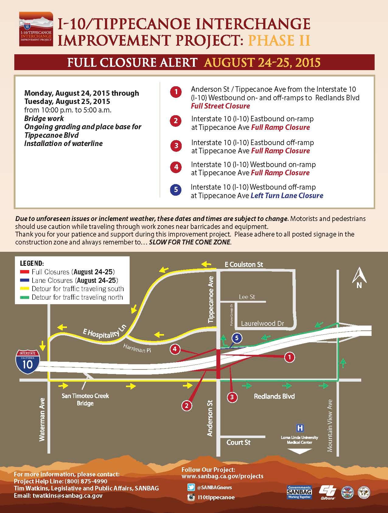 I-10 tippecanoe alert 24-25