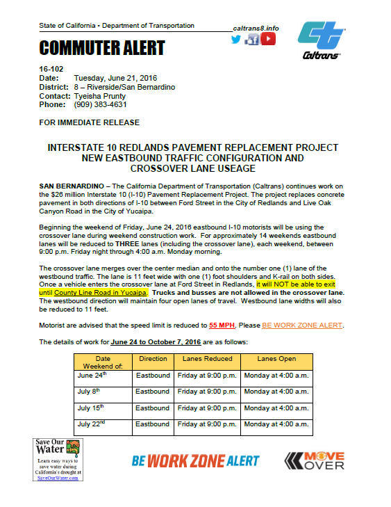 Caltrans I-10 062116