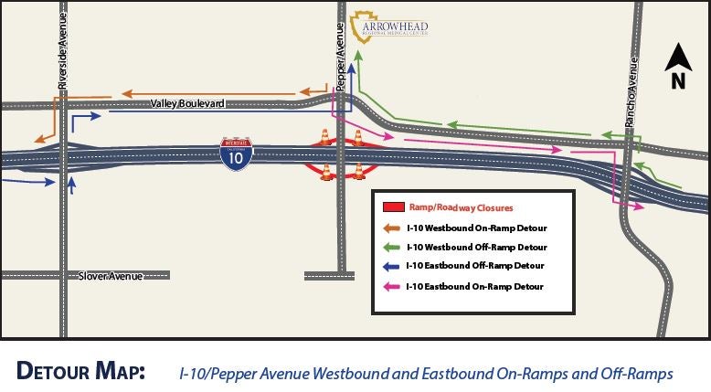 Detour Map