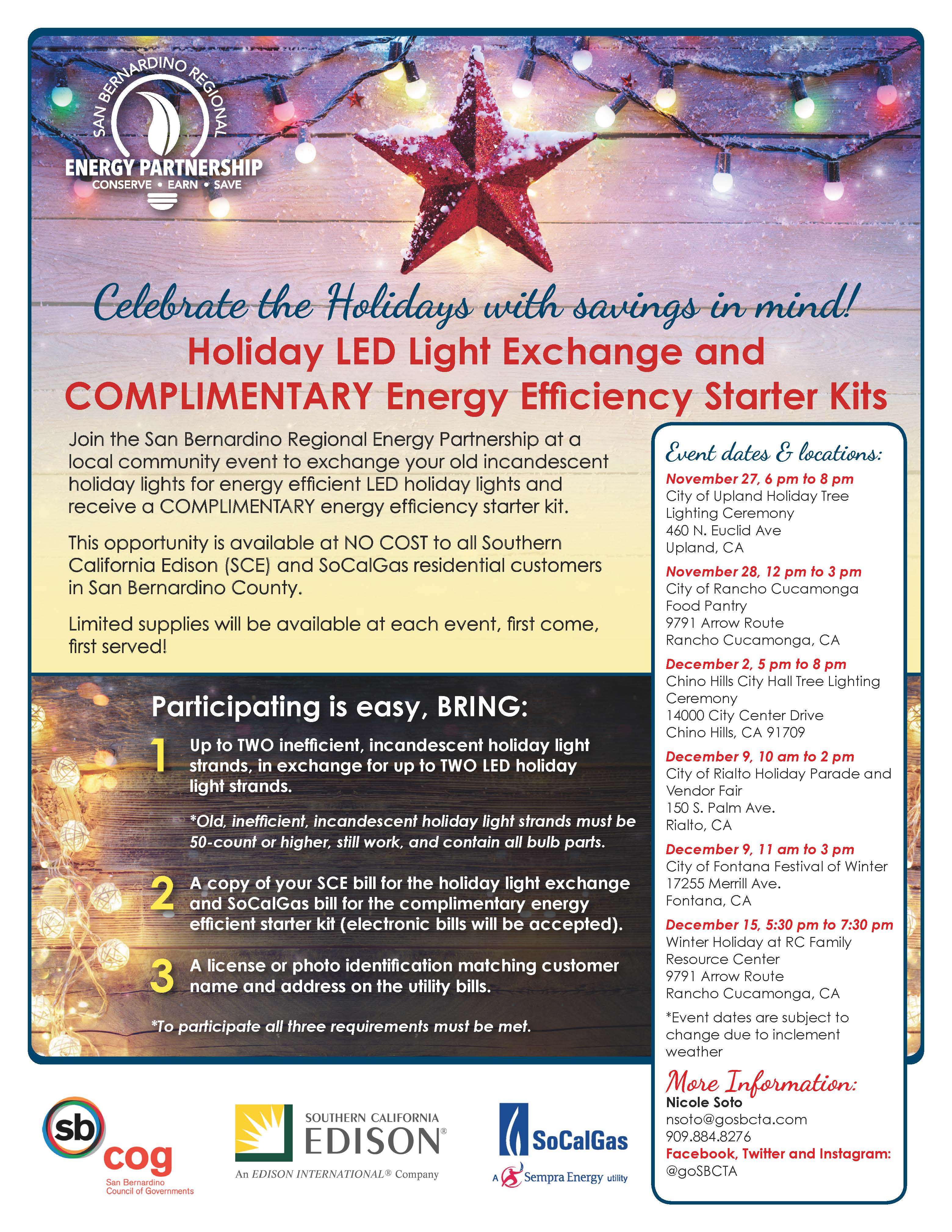 Holiday Lights and EE Kits Flyer 2017
