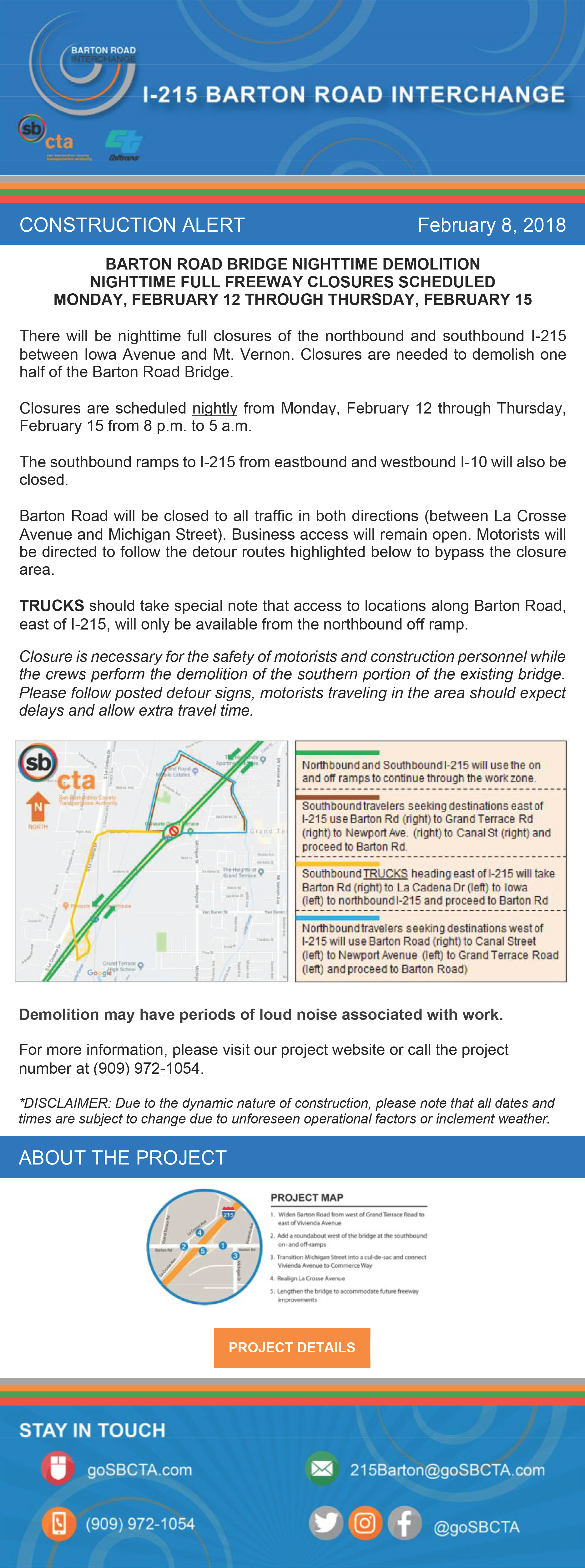 Barton Rd construction notice 020818