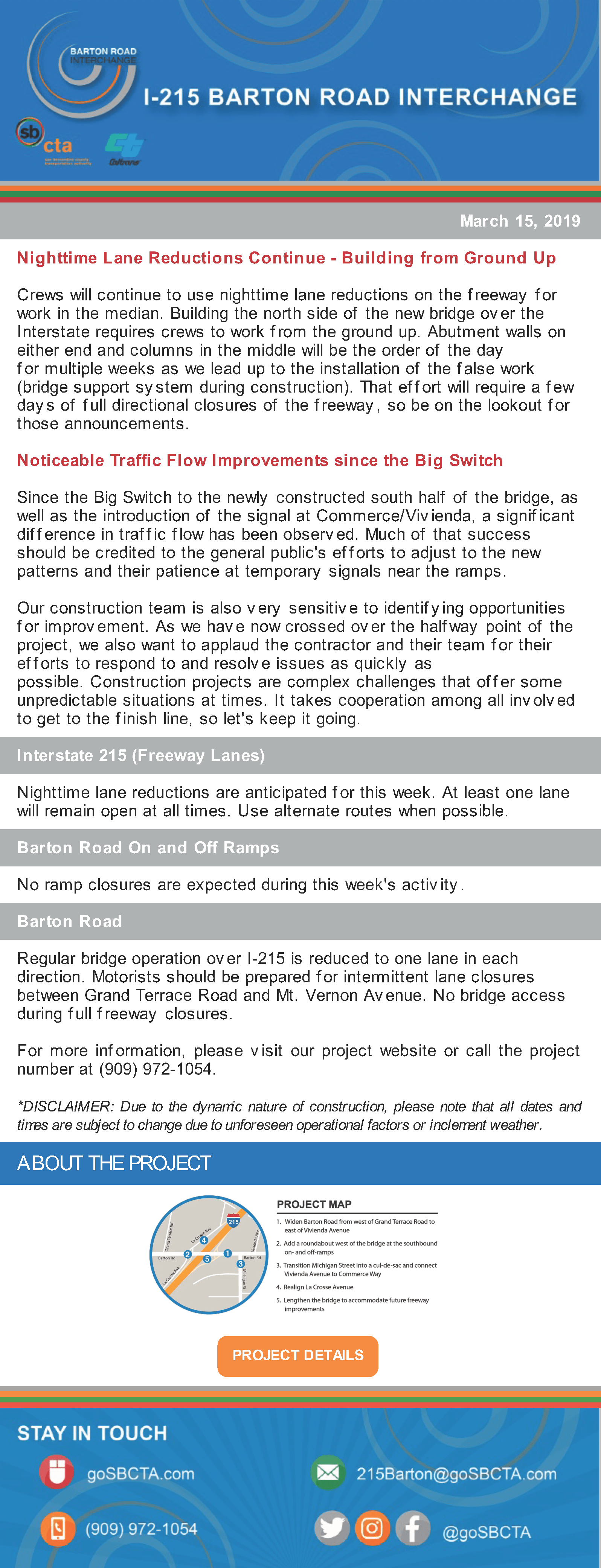 Barton Road Construction Notice - Week of March 18 FINAL