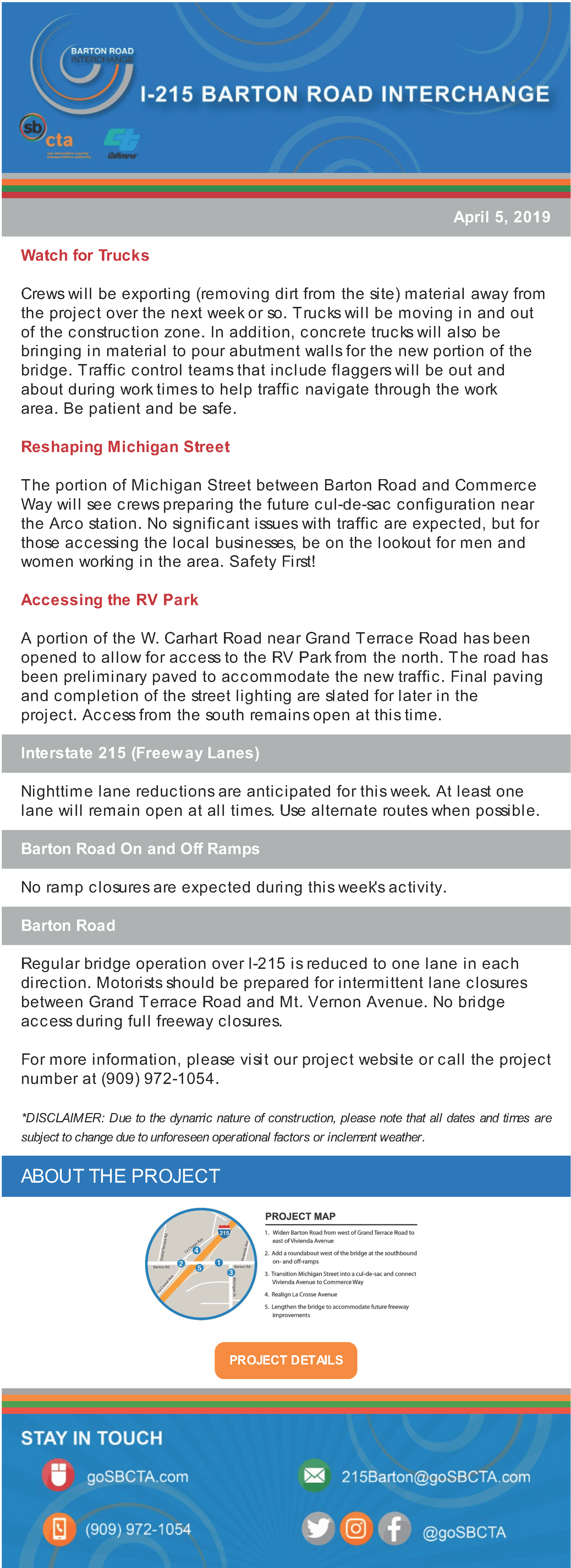 Barton Road Construction Notice - Week of April 8 FINAL