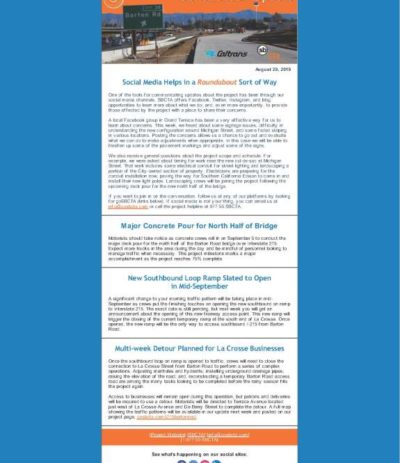 Barton Road Nighttime Construction Update