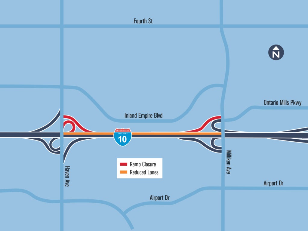 PLAN AHEAD! 55hour I10 freeway lane and ramp closures for the next