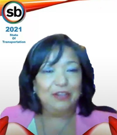 Video Screenshot of Transportation Meeting