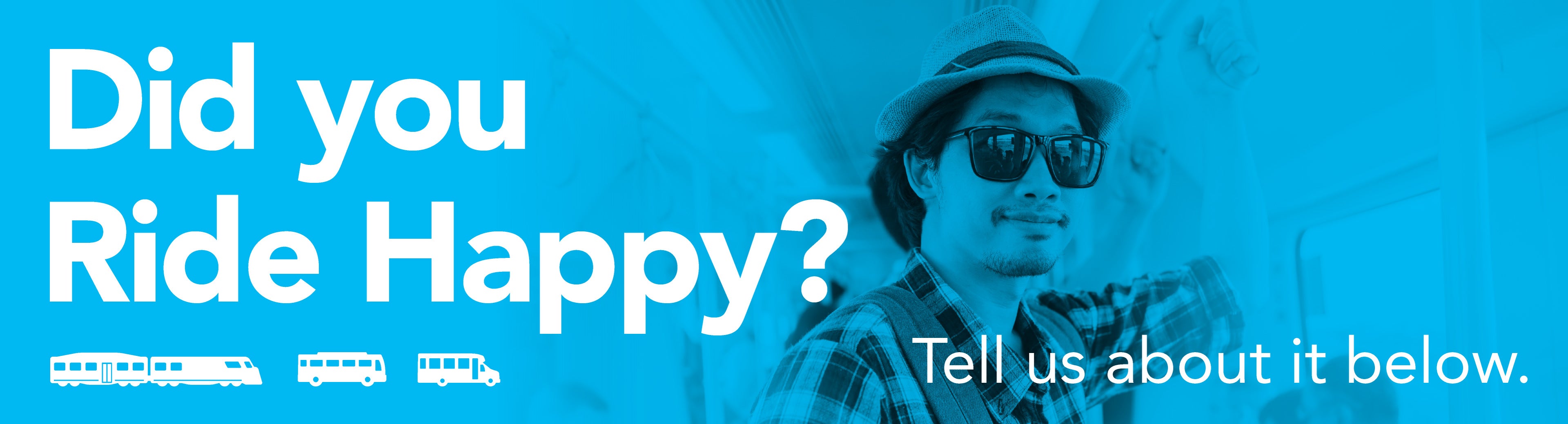 Ride Happy Transit Banner